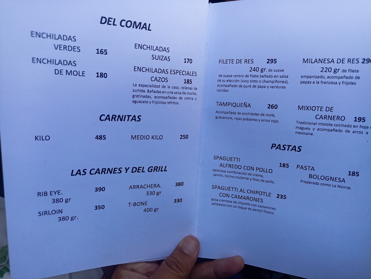 Los Cazos Texcoco Menu - Image 2